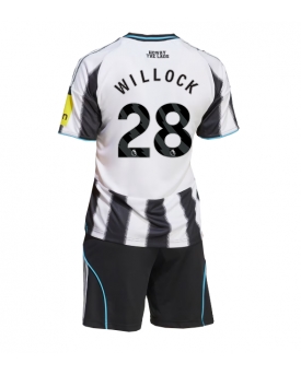Billige Fotballdrakt Newcastle United Joe Willock #28 Replika Hjemmedraktsett Barn 2025-26 Kortermet (med bukser)